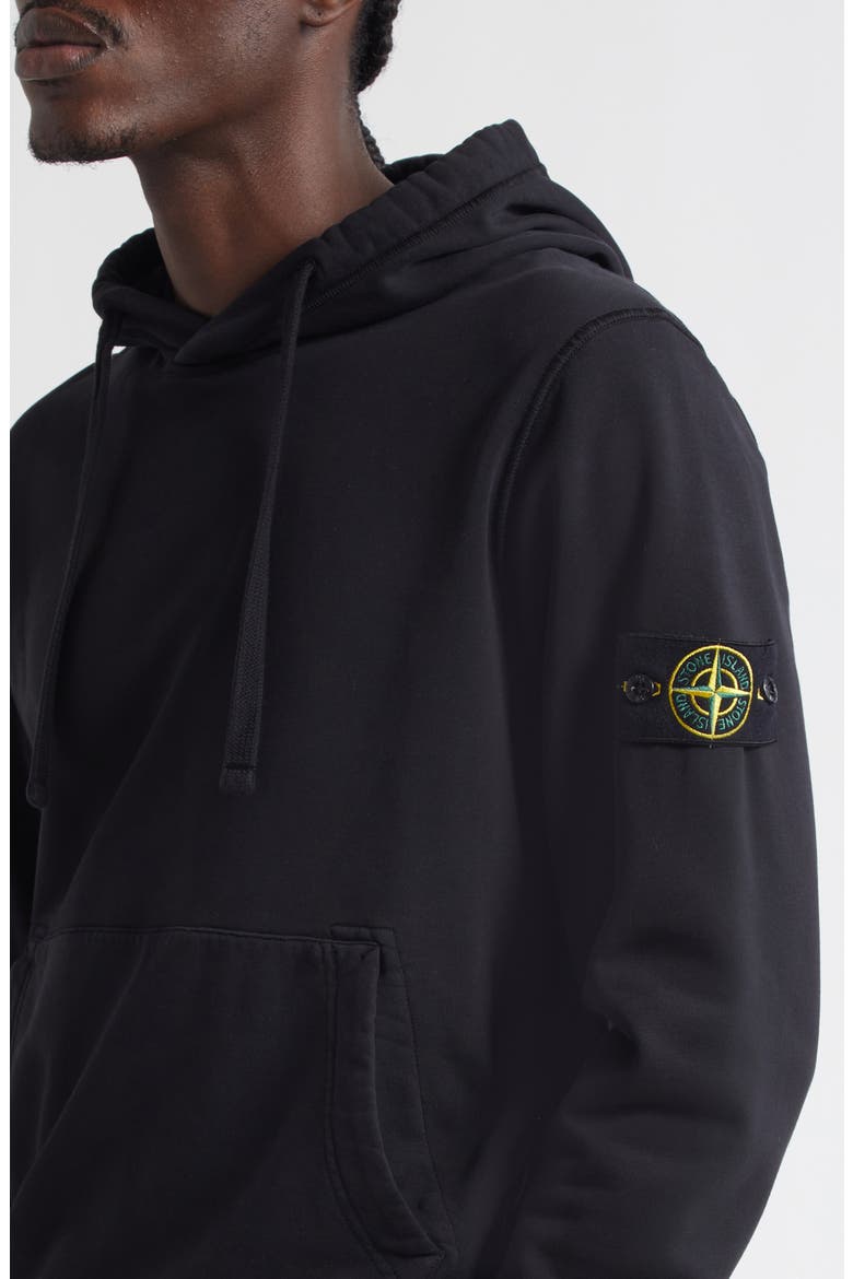 Cotton Hoodie, Alternate, color, V0029 BLACK