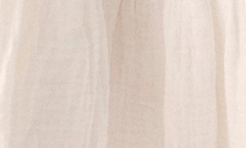 Faherty Kasey Dream Gauze Tiered Organic Cotton Minidress In White