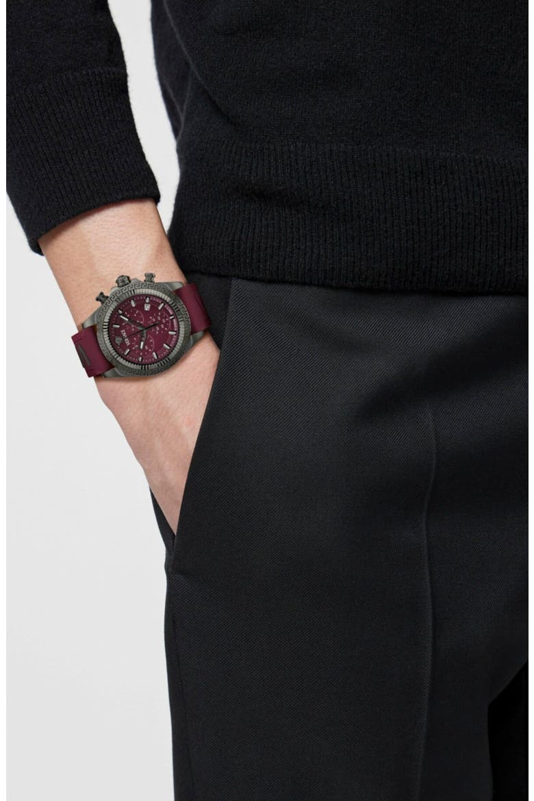 Fornax Chronograph Watch, 43mm, Main, color, GUN01