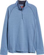 Johnston & Murphy XC4® Quarter Zip Piqué Performance Golf Pullover