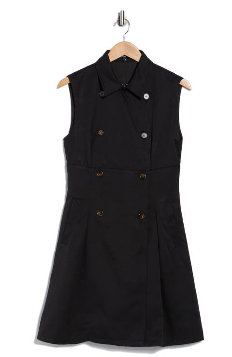 Trey Sleeveless Trench Dress