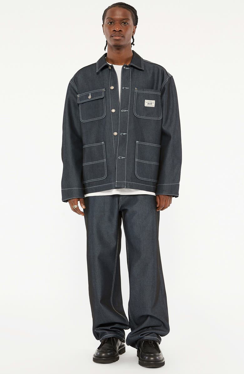 GUESS ORIGINALS Go Metallic Denim Chore Jacket, Alternate, color, Gom7