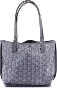 Pre-Owned Goyard Anjou Reversible Tote Coated Canvas Mini