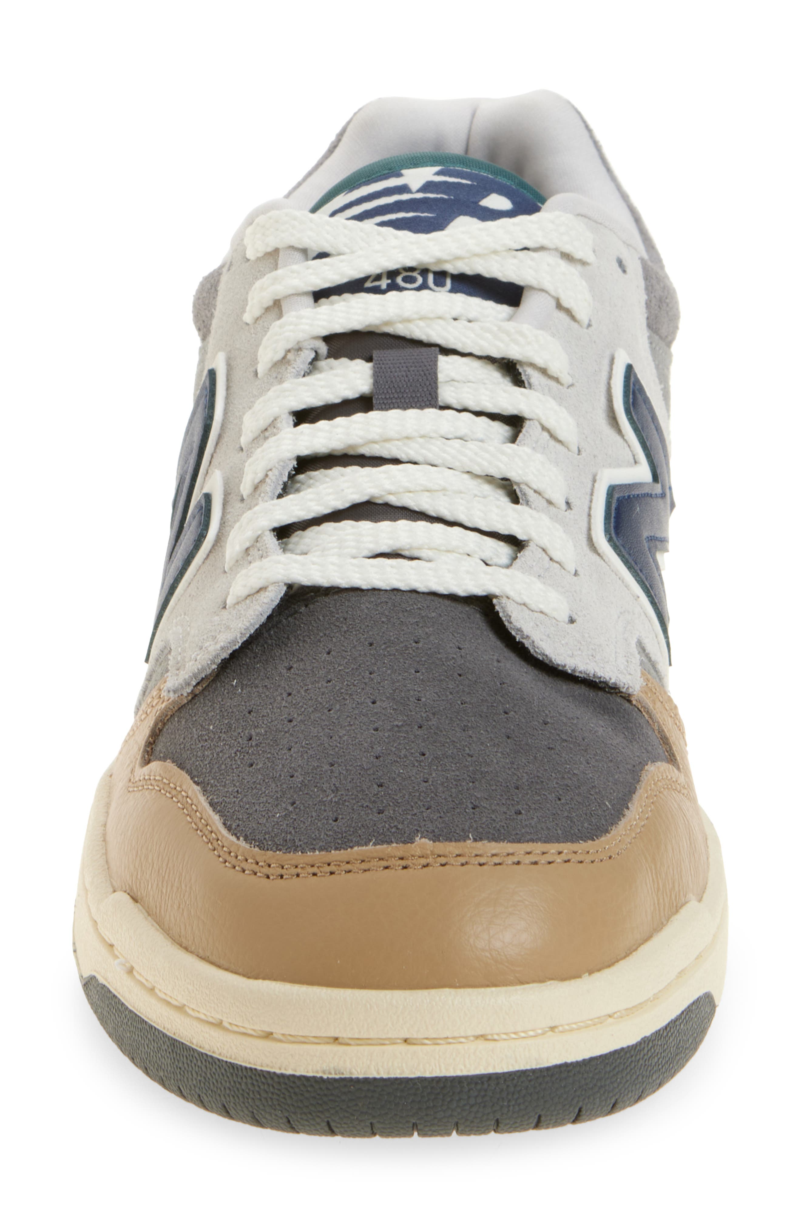 New Balance Gender Inclusive 480 Basketball Sneaker, Alternate, color, Castlerock