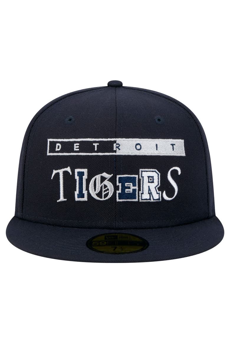 Men's New Era Navy Detroit Tigers Ransom 59FIFTY Fitted Hat, Alternate, color, Navy