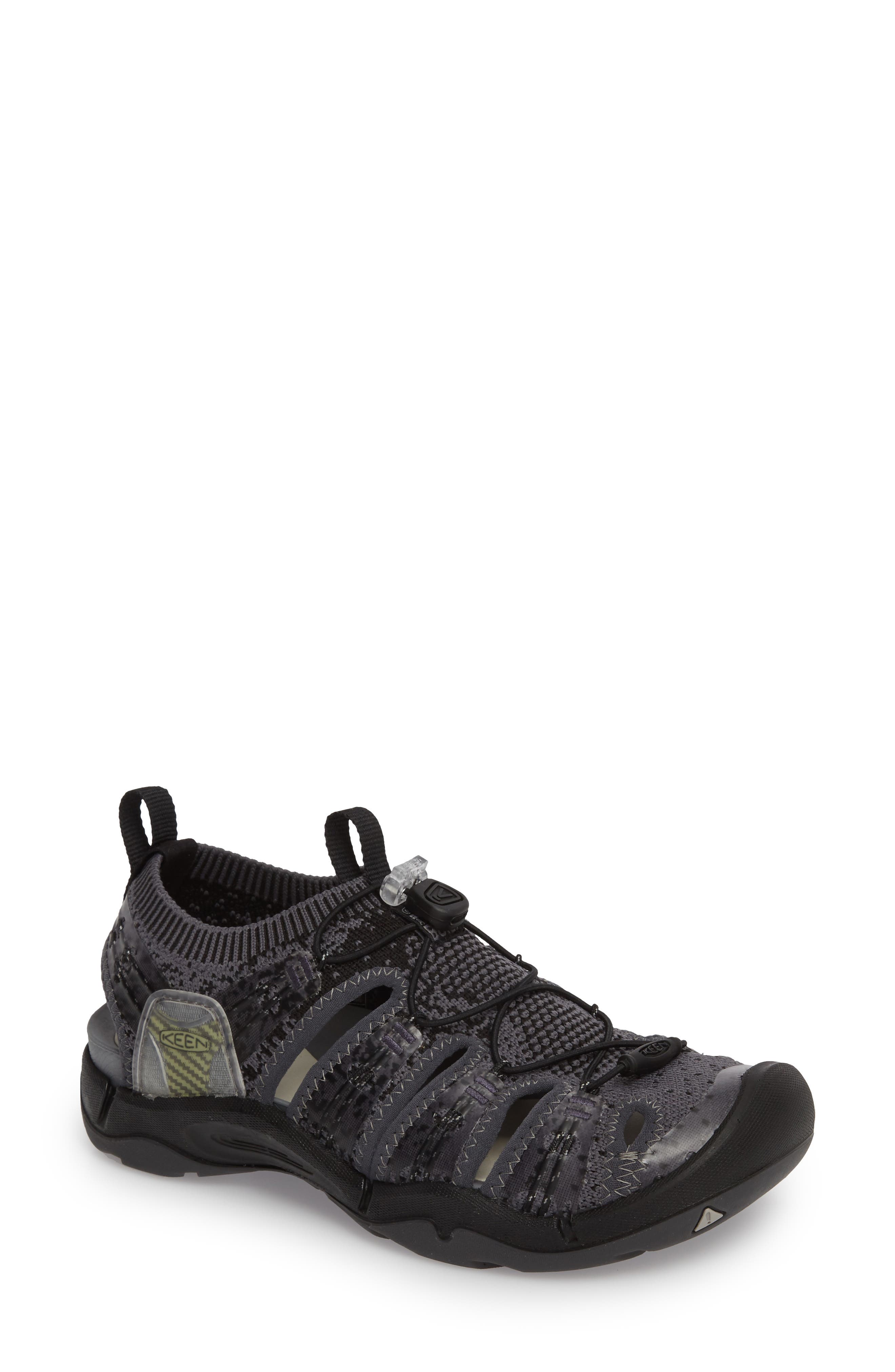 EVOFIT One Sandal, Main, color, HEATHERED BLACK/ MAGNET