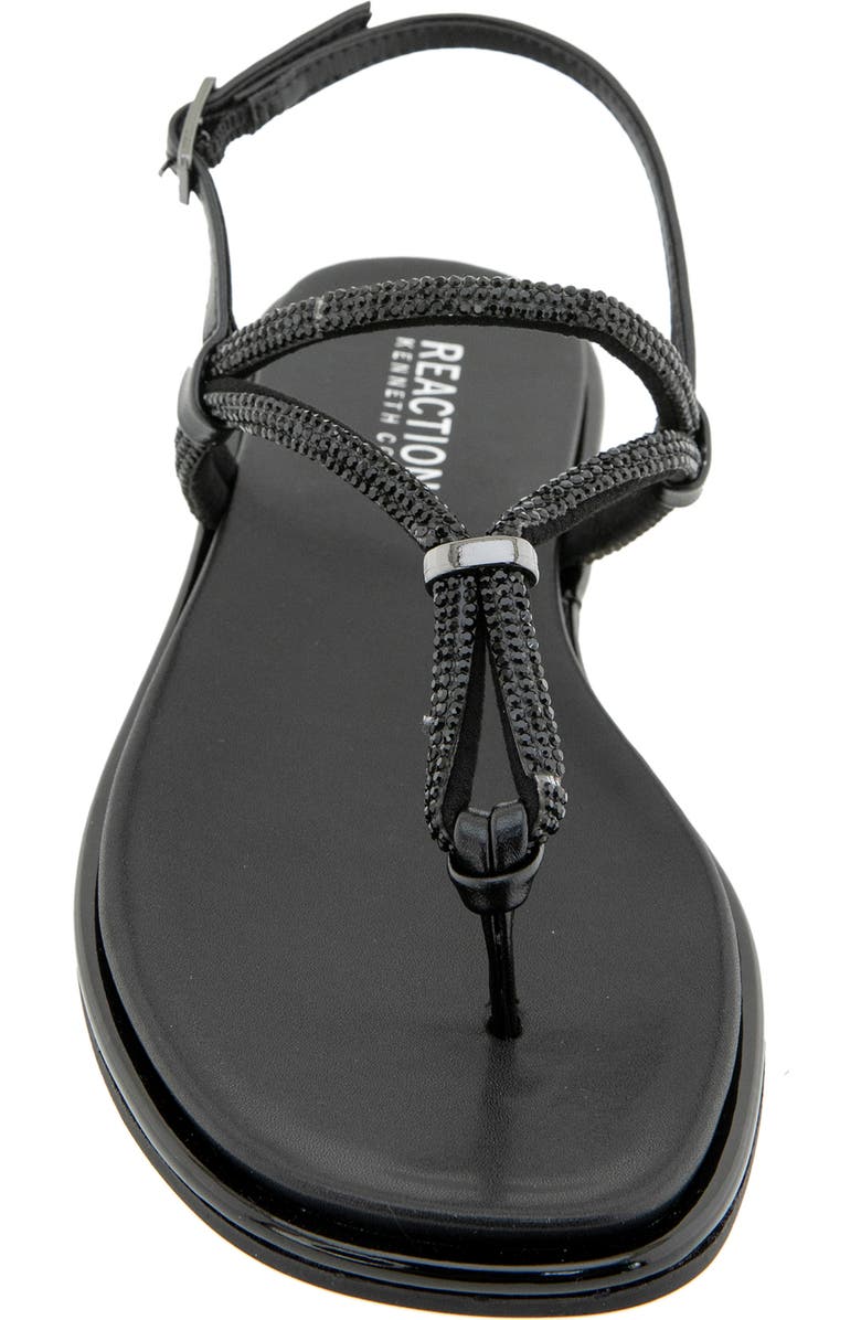 Reaction Kenneth Cole Wali Crystal Sandal, Alternate, color, Black