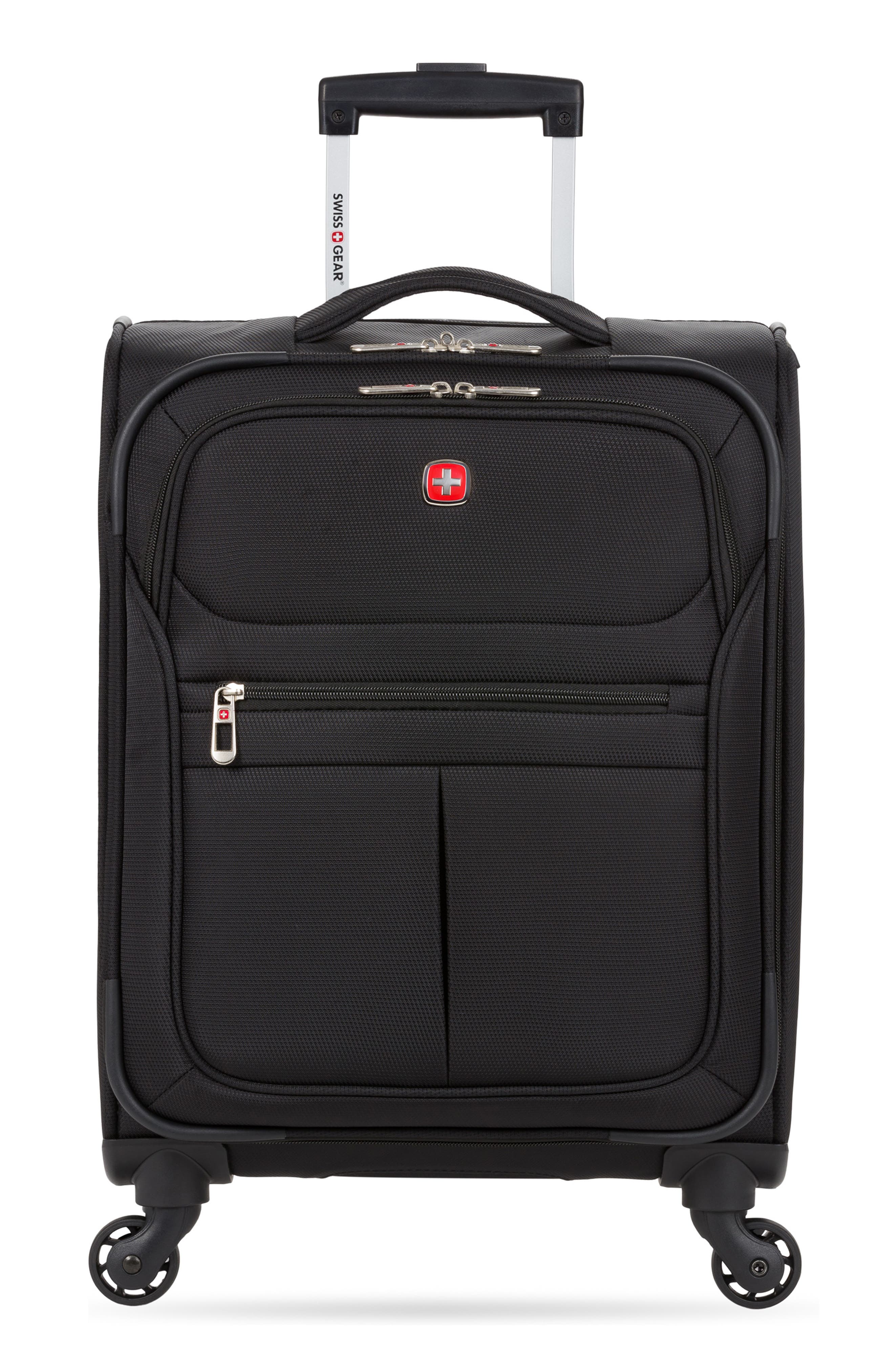 SWISSGEAR 18" Expandable Spinner Suitcase, Main, color, 