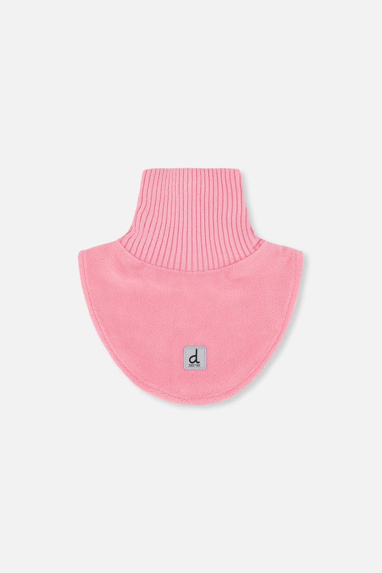 Bib Turtle Fleece Knit & Polar Neckwarmer, Main, color, Pink