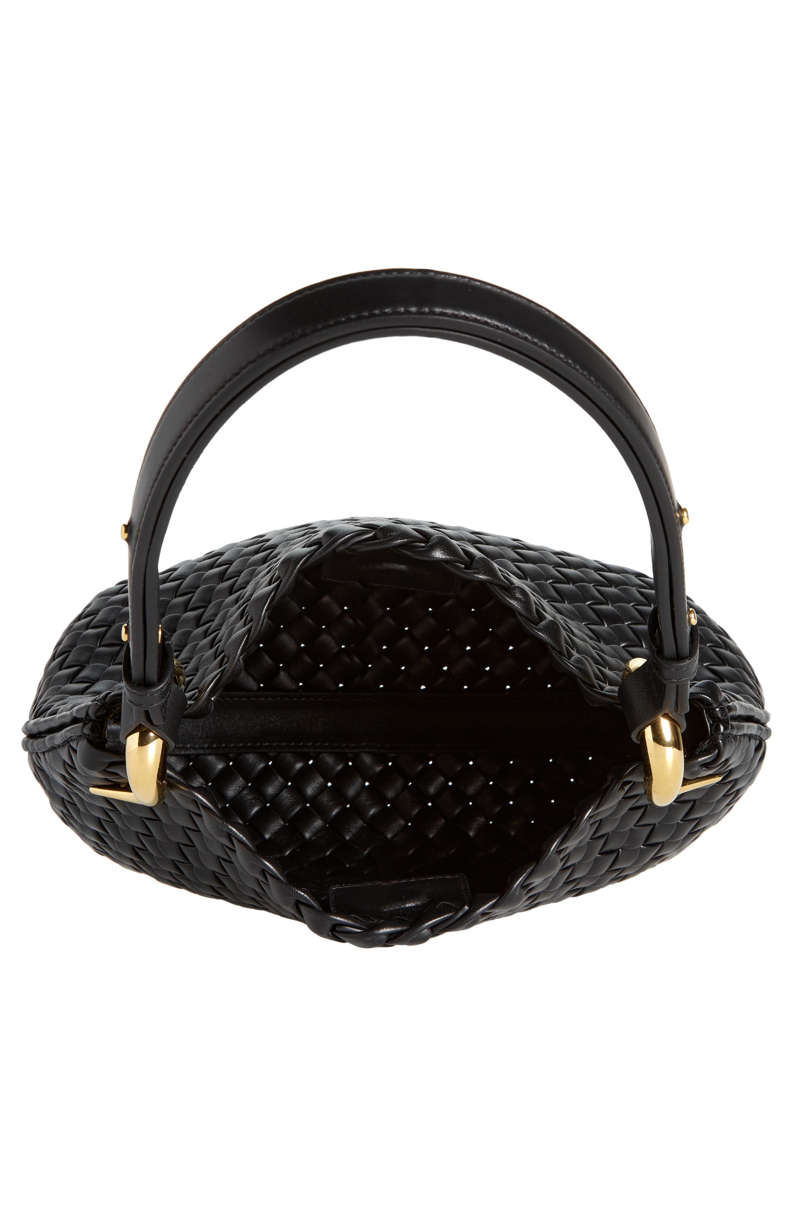 Bottega Veneta Small Clicker Intrecciato Leather Shoulder Bag, Alternate, color, 