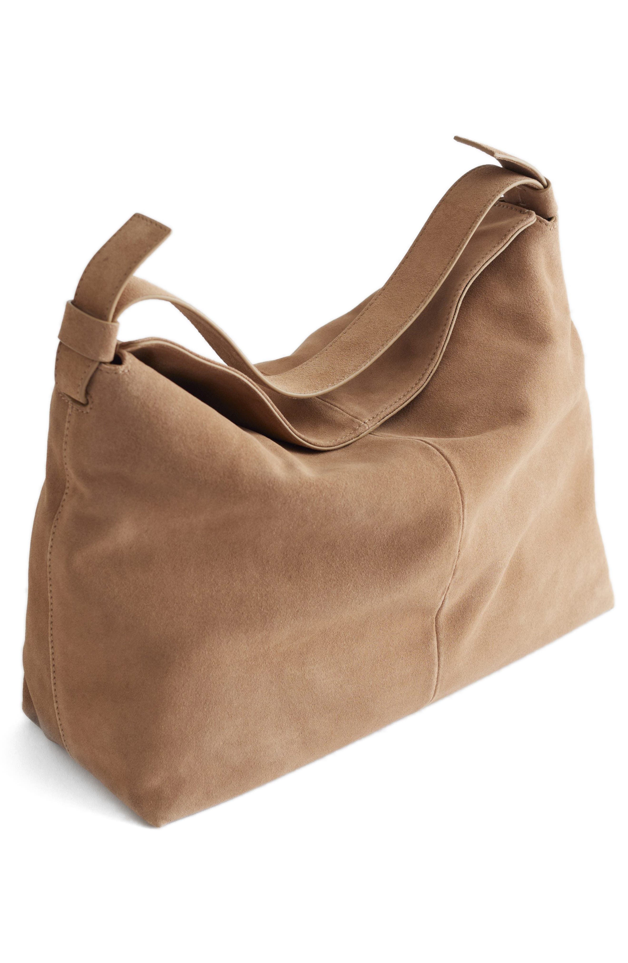 & Other Stories Suede Shoulder Bag, Alternate, color, 