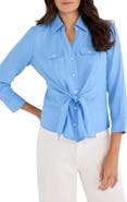 NIC+ZOE Iconic Tie Front Button-Up Shirt