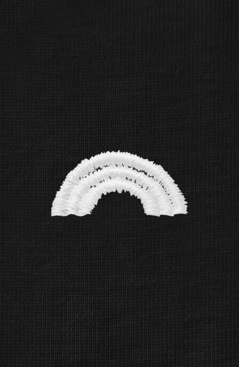 Dalix Womens Lil Rainbow Lightweight Jersey Tee, Alternate, color, Black