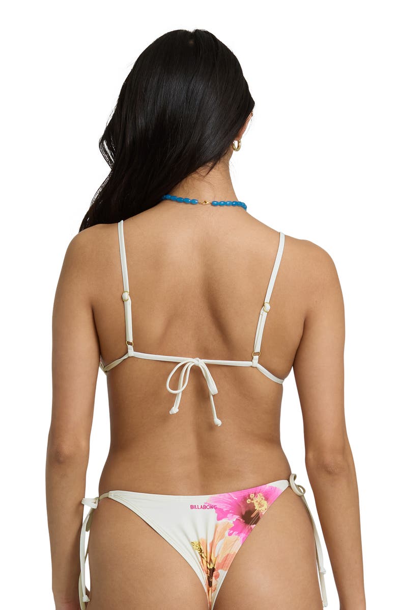 Billabong Sunny Shore Dippin' Hike Side Tie Bikini Bottoms, Alternate, color, Salt Crystal