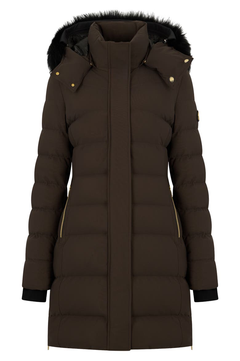Moose Knuckles Watershed 3 Genuine Shearling Trim Down Parka