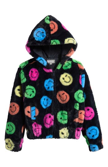 Tractr Kids' Winx Faux Fur Hoodie In Multi