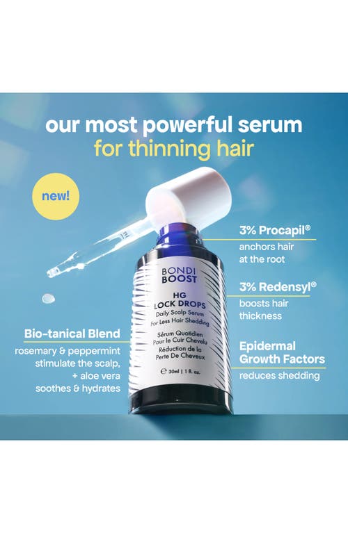 Bondiboost Bondi Boost Hg Lock Drops Daily Hair Serum In Transparent