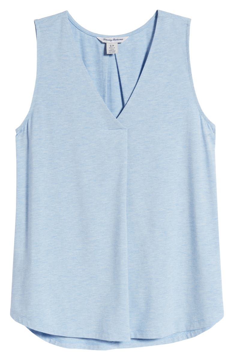Tommy Bahama Kauai Box Pleat Tank, Alternate, color, Light Sky