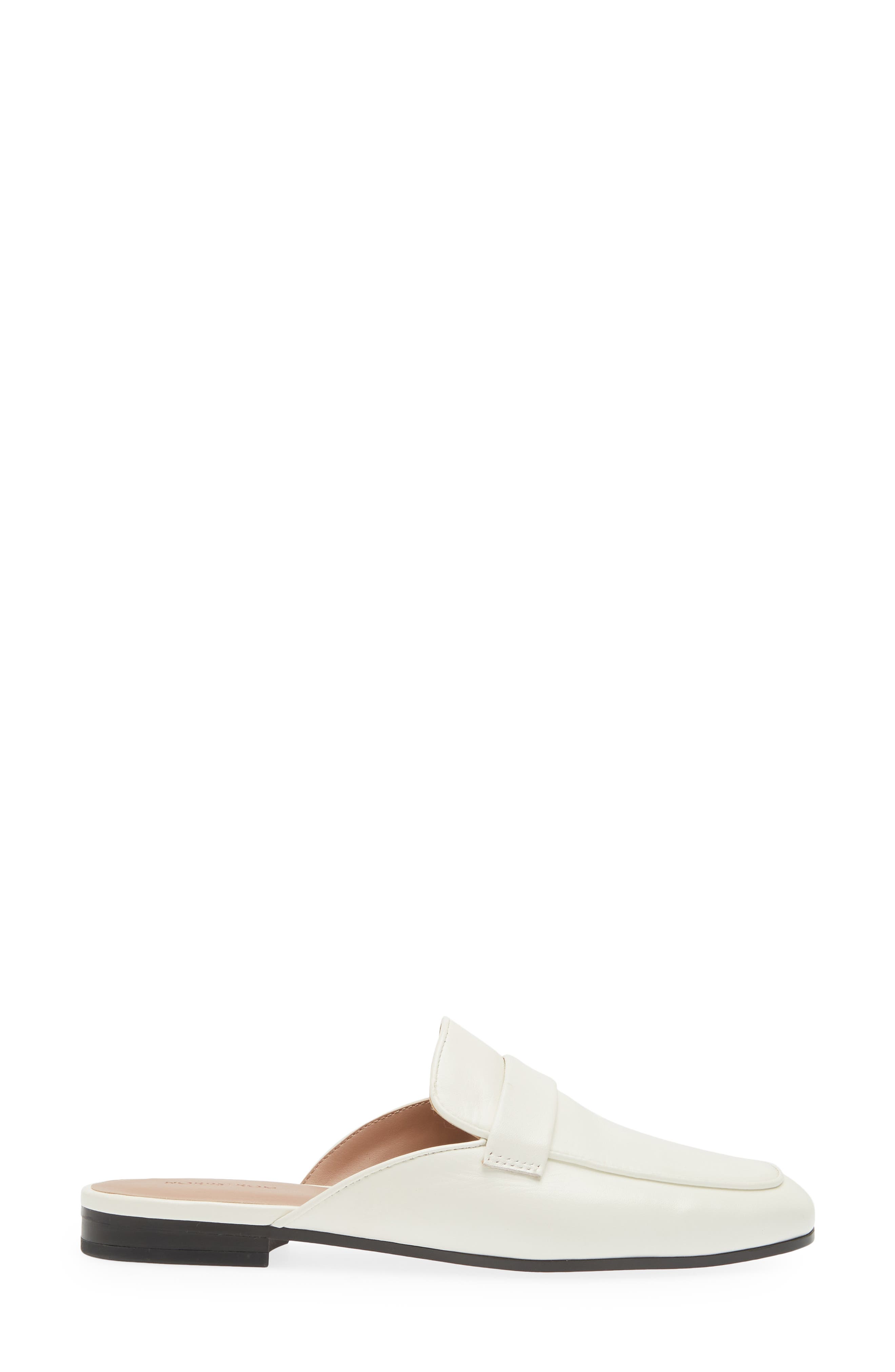 Acasia Loafer Mule, Alternate, color, IVORY EGRET