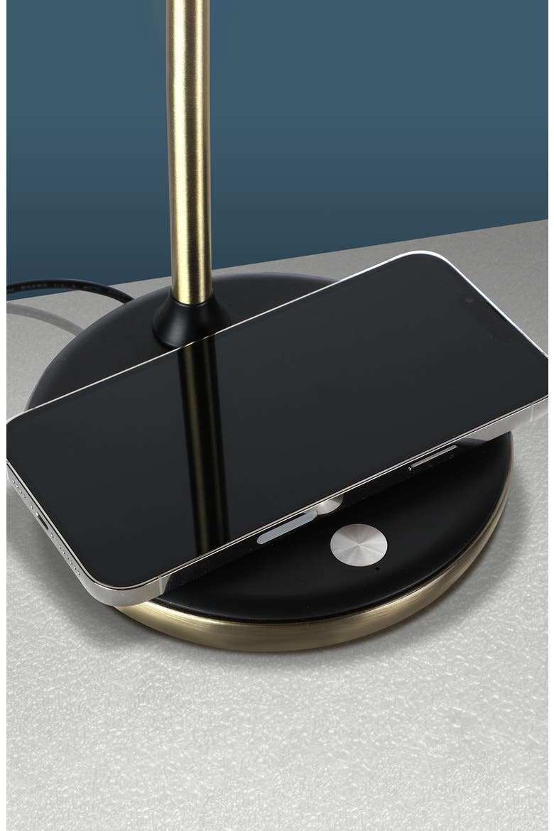 Ezra LED Table Lamp, Alternate, color, BRASS