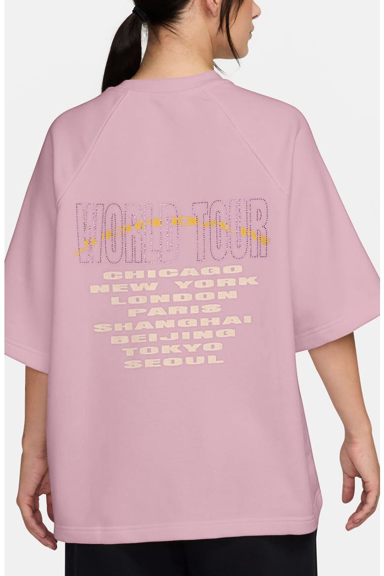 Brooklyn Fleece French Terry Oversize T-Shirt, Alternate, color, 676 ICDCMN