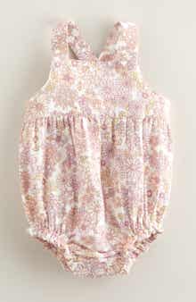 Nordstrom Printed Cotton Bubble Romper