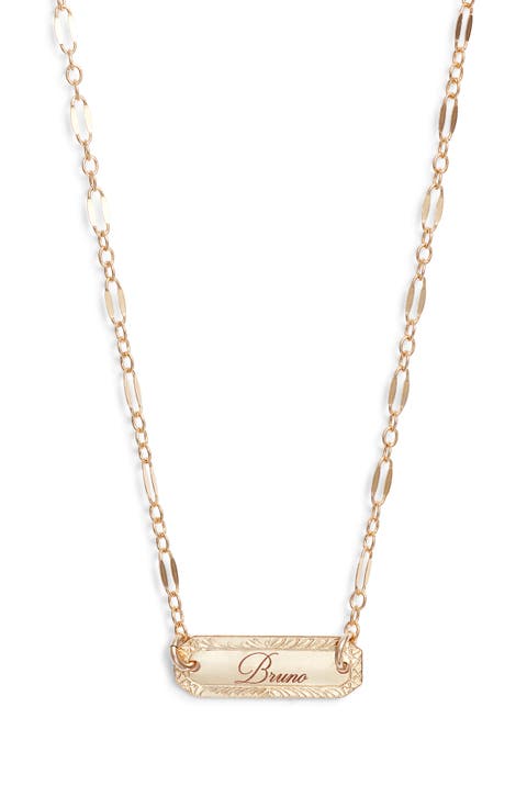 Cora Personalized Pendant Necklace