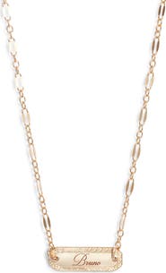 Set & Stones Cora Personalized Pendant Necklace