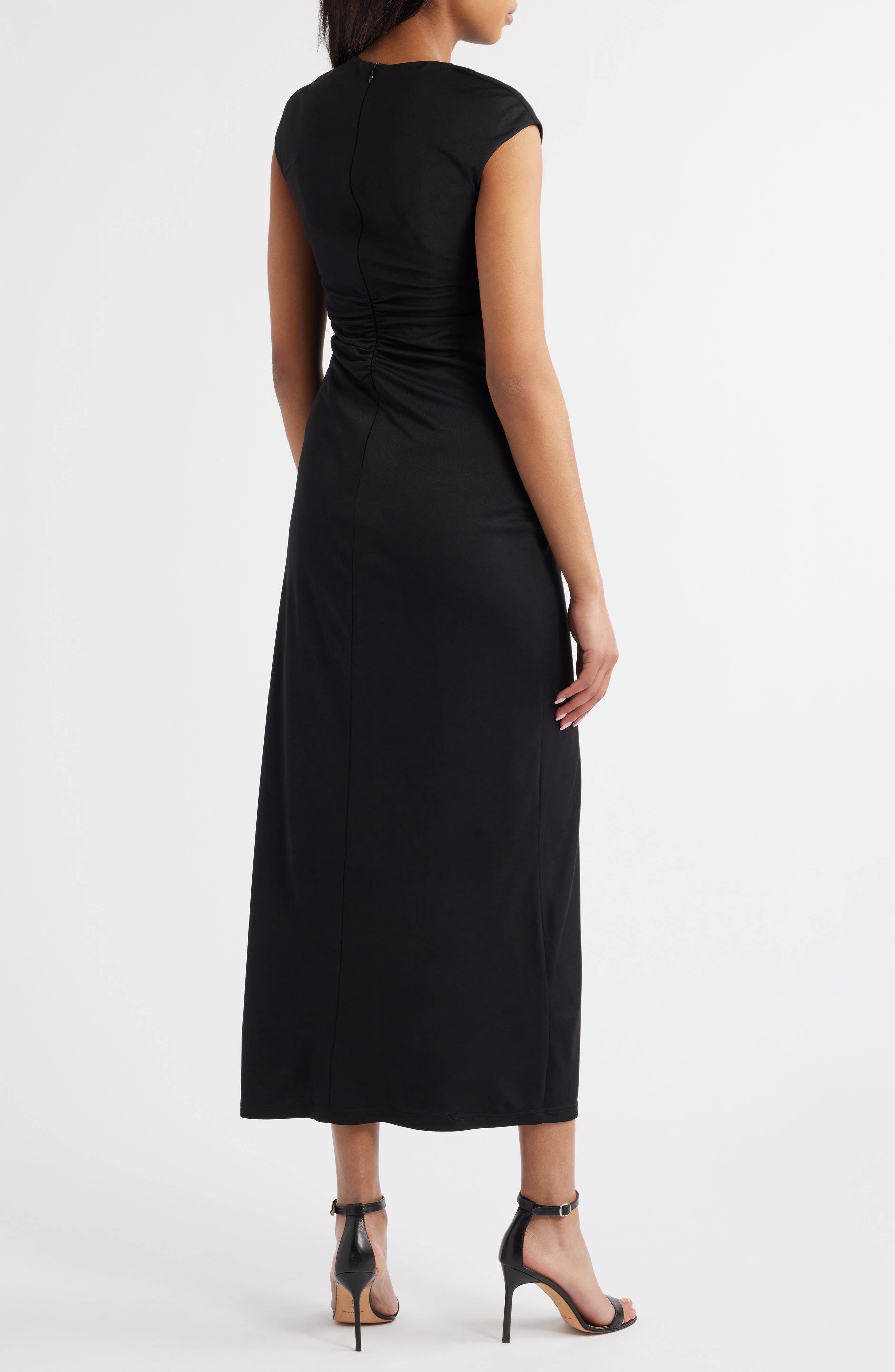Milou Ruched Maxi Dress - image 2