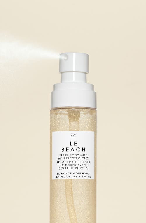 Le Monde Gourmand Le Beach Fresh Body Mist In Transparent