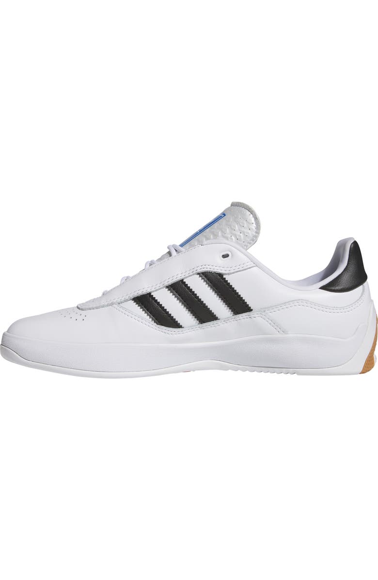 adidas Puig Samba Skateboard Sneaker, Alternate, color, White/Black/Blue/Gum