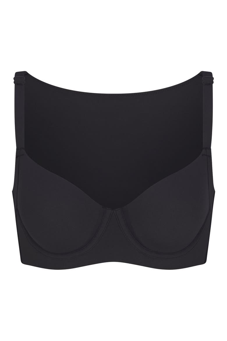 Fits Everybody Back Smoothing Full Coverage Underwire Bra, Alternate, color, ONYX