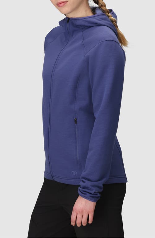 Outdoor Research Crescent Fleece Zip Hoodie In Blue