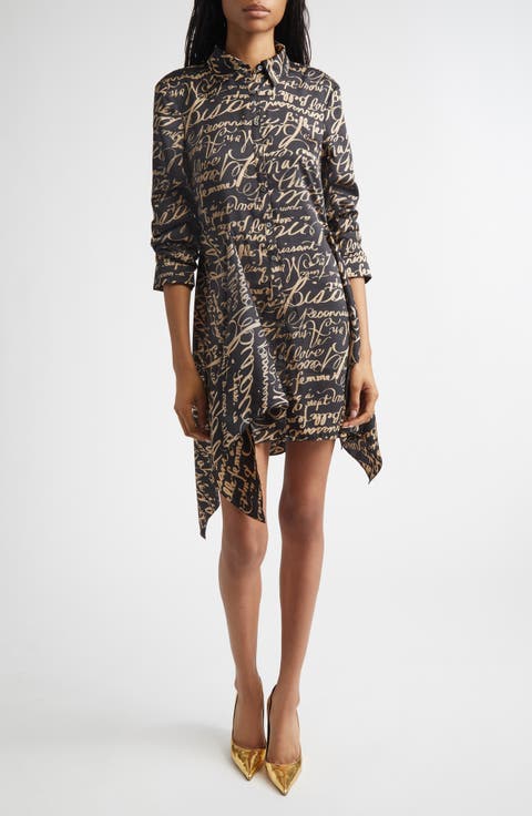 Love Journal Jacey Long Sleeve Shirtdress