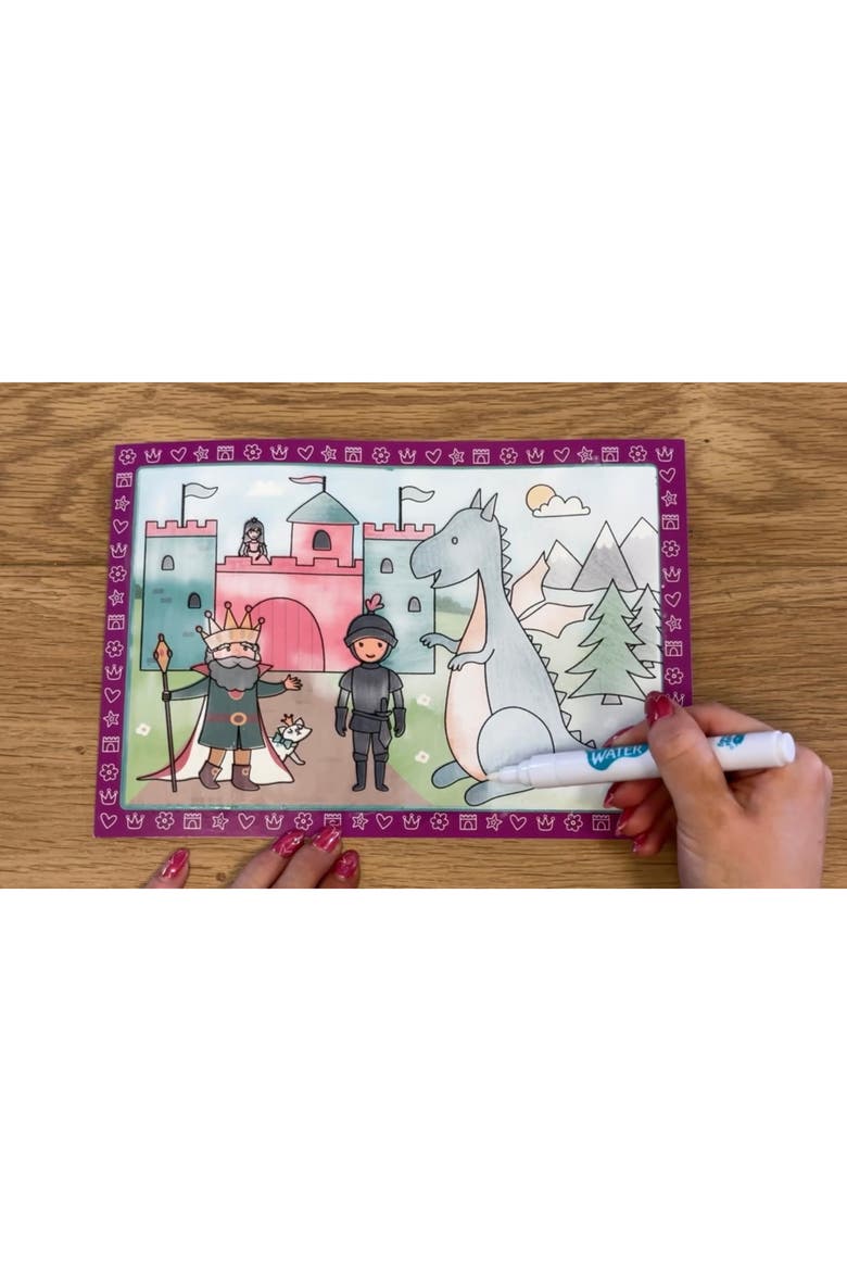 Magic Water Drawing Set, Fairy Tale, Kids 3+, Alternate, color, Multicolored