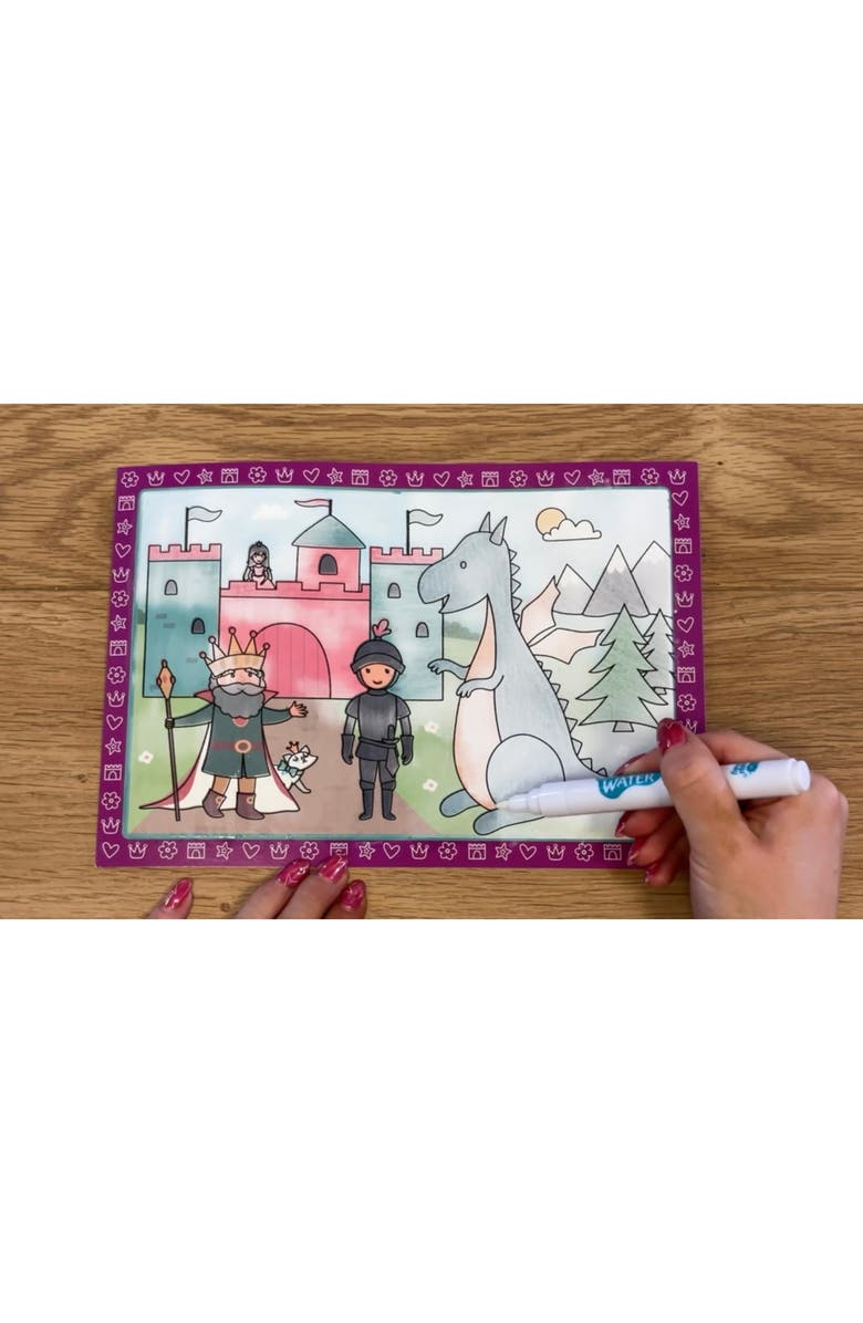 Buddy & Barney Magic Water Drawing Set, Fairy Tale, Kids 3+, Alternate, color, Multicolored