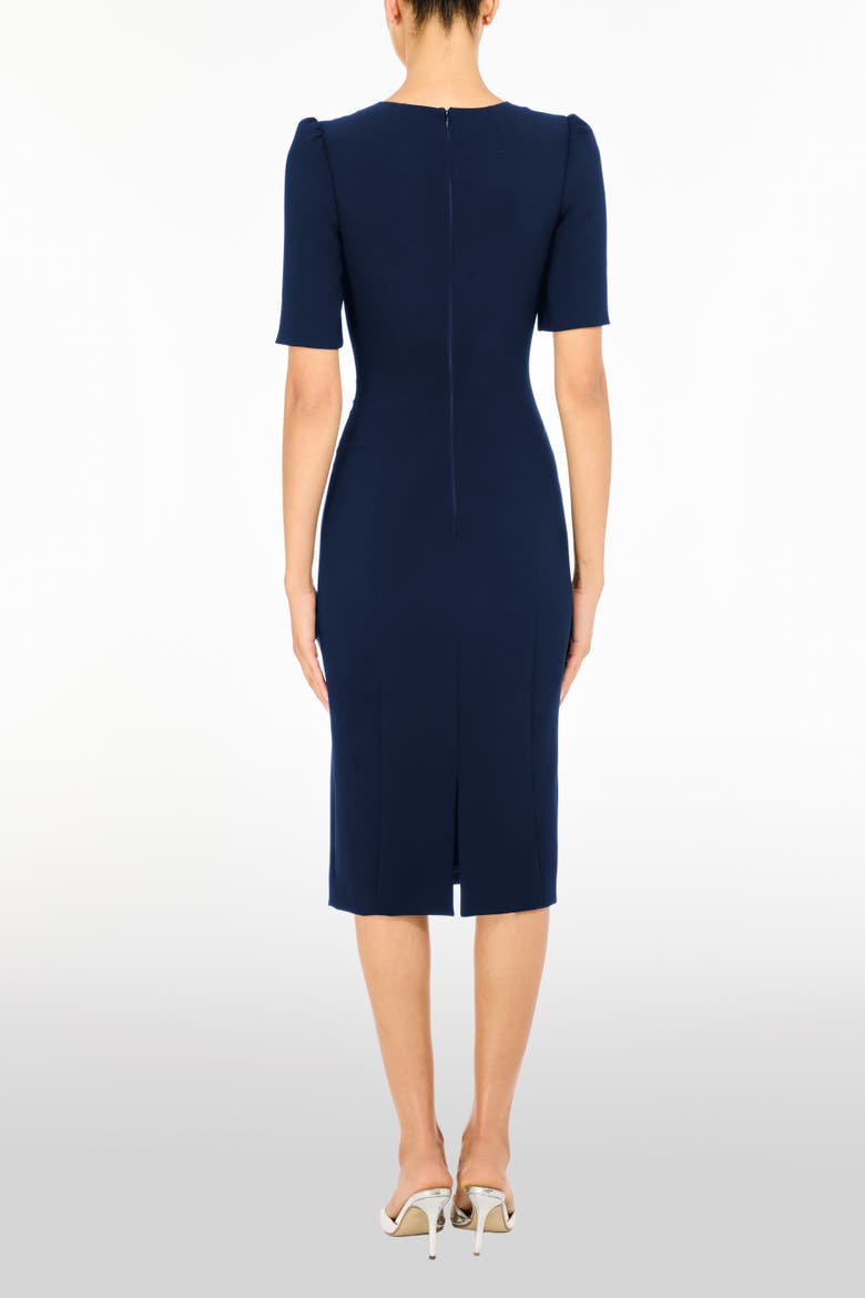 Roma Midi Dress, Alternate, color, Midnight Kiss