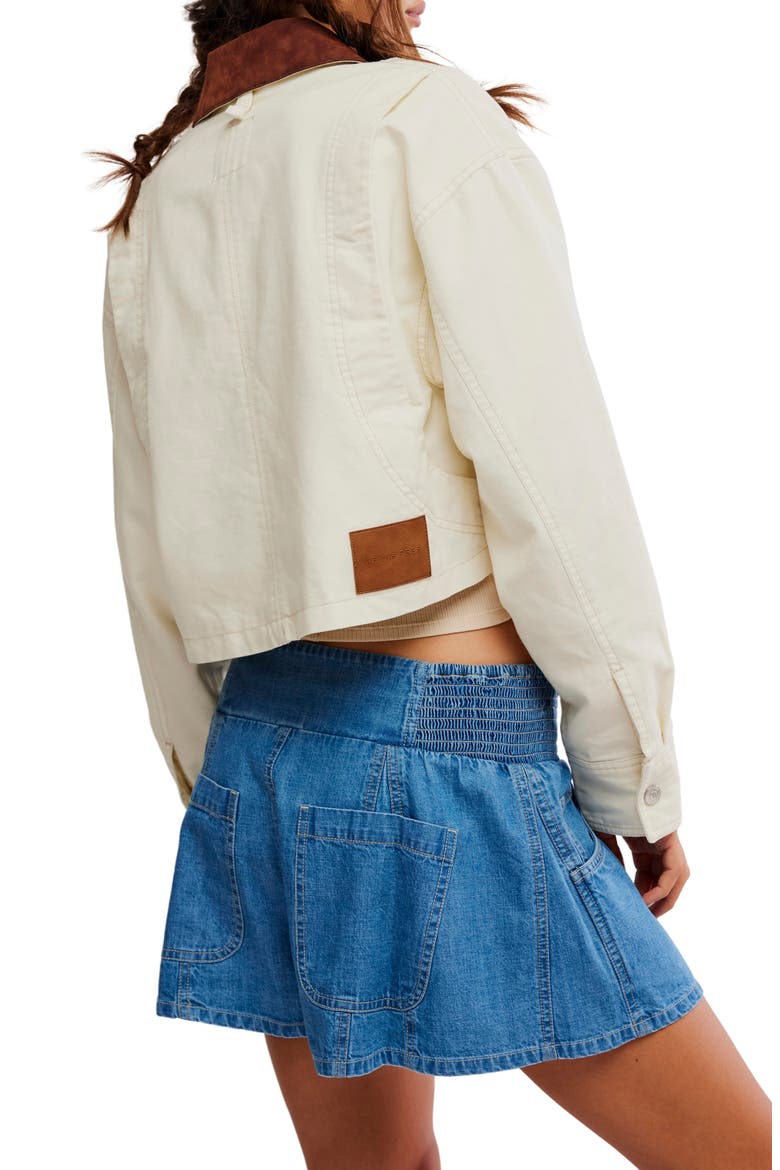 We the Free Martha Workwear Jacket, Alternate, color, TOFU