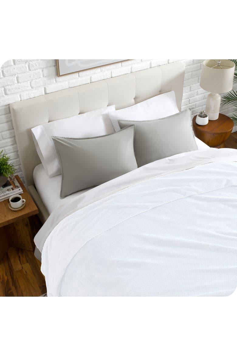 Chevron Microplush Fleece Throw Blanket, Alternate, color, White