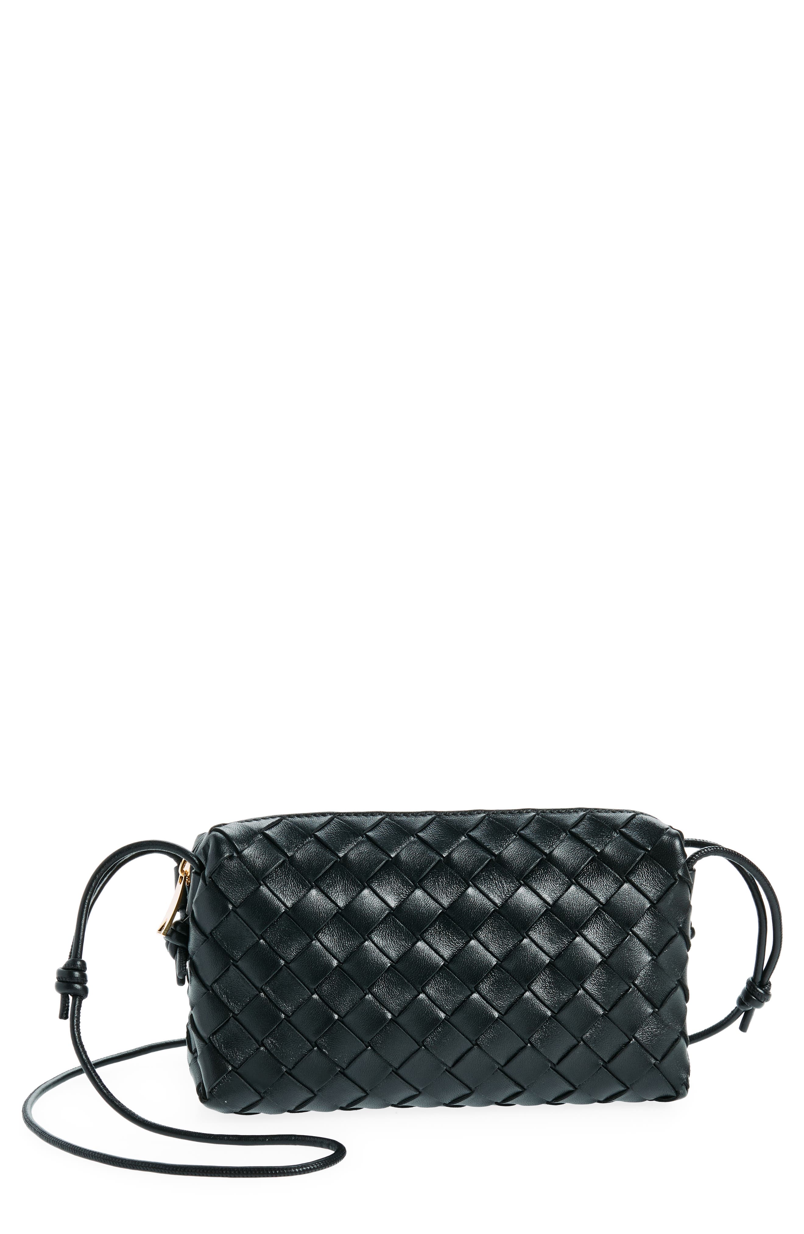 Bottega Veneta Loop Intrecciato Leather Camera Bag, Main, color, 