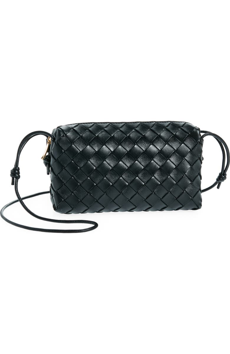 Bottega Veneta Loop Intrecciato Leather Camera Bag, Main, color,
