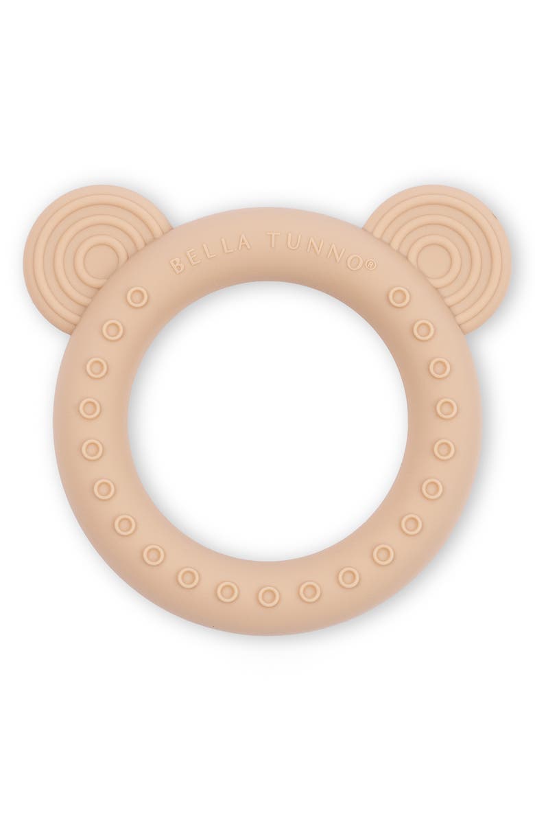 Bella Tunno Teething Rattle Buddy, Main, color, Oatmeal