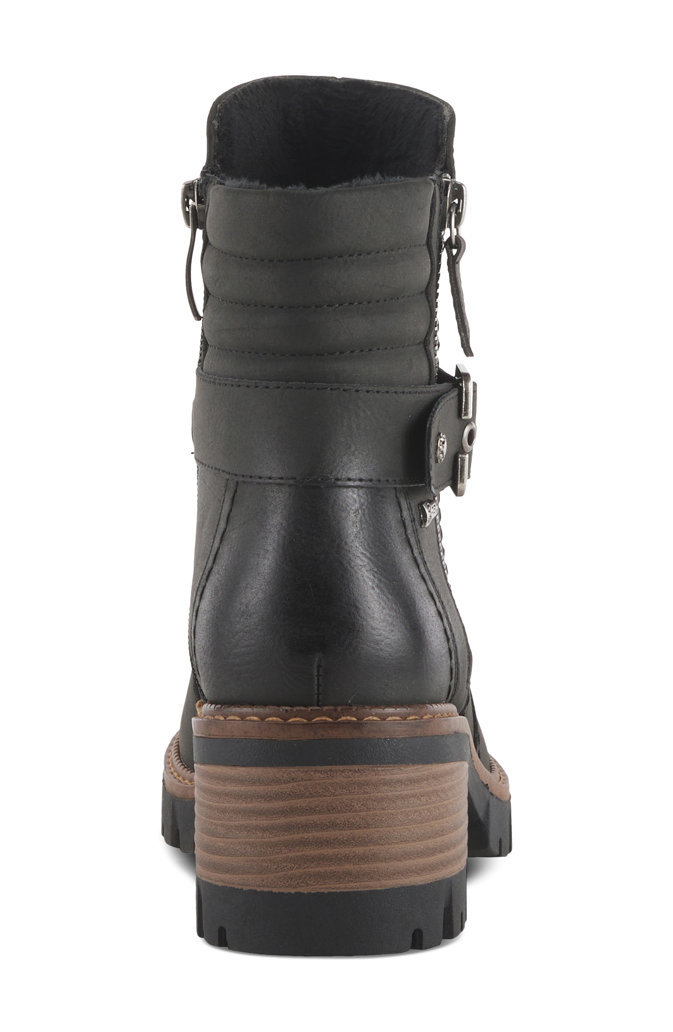 Spring Step Smokies Faux Fur Bootie, Alternate, color, Black