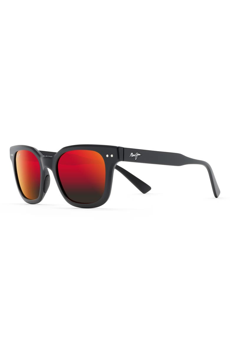 Maui Jim Shore Break 50mm Mirrored PolarizedPlus2<sup>®</sup> Square Sunglasses, Alternate, color,