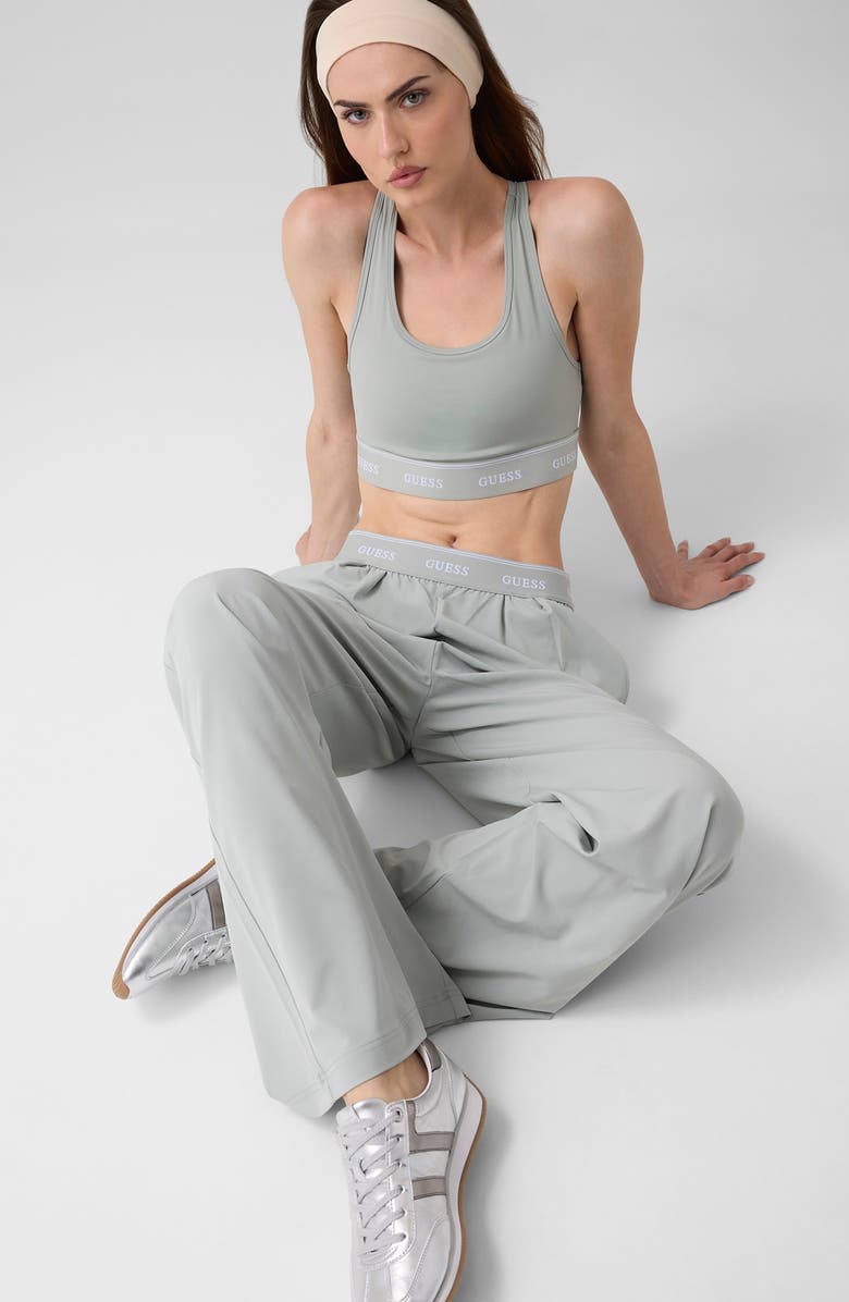 GUESS Selene Wide Leg Sweatpants, Alternate, color, Open Grey