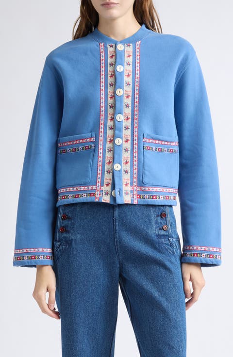 Ribbon Cotton Cardigan