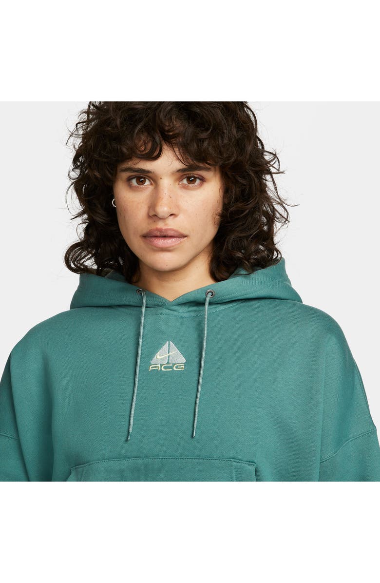 Nike ACG Therma-FIT Tuff Fleece Hoodie, Alternate, color, Bicoastal/ Honeydew/ Sage