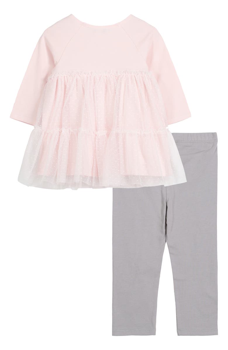 Pippa & Julie Tulle Top & Leggings, Alternate, color, 