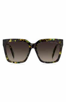 Marc Jacobs 57mm Gradient Square Sunglasses