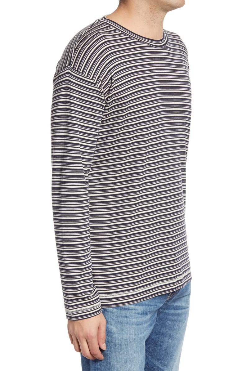 NN07 Men's Kurt 3463 Stripe Long Sleeve T-Shirt, Alternate, color,